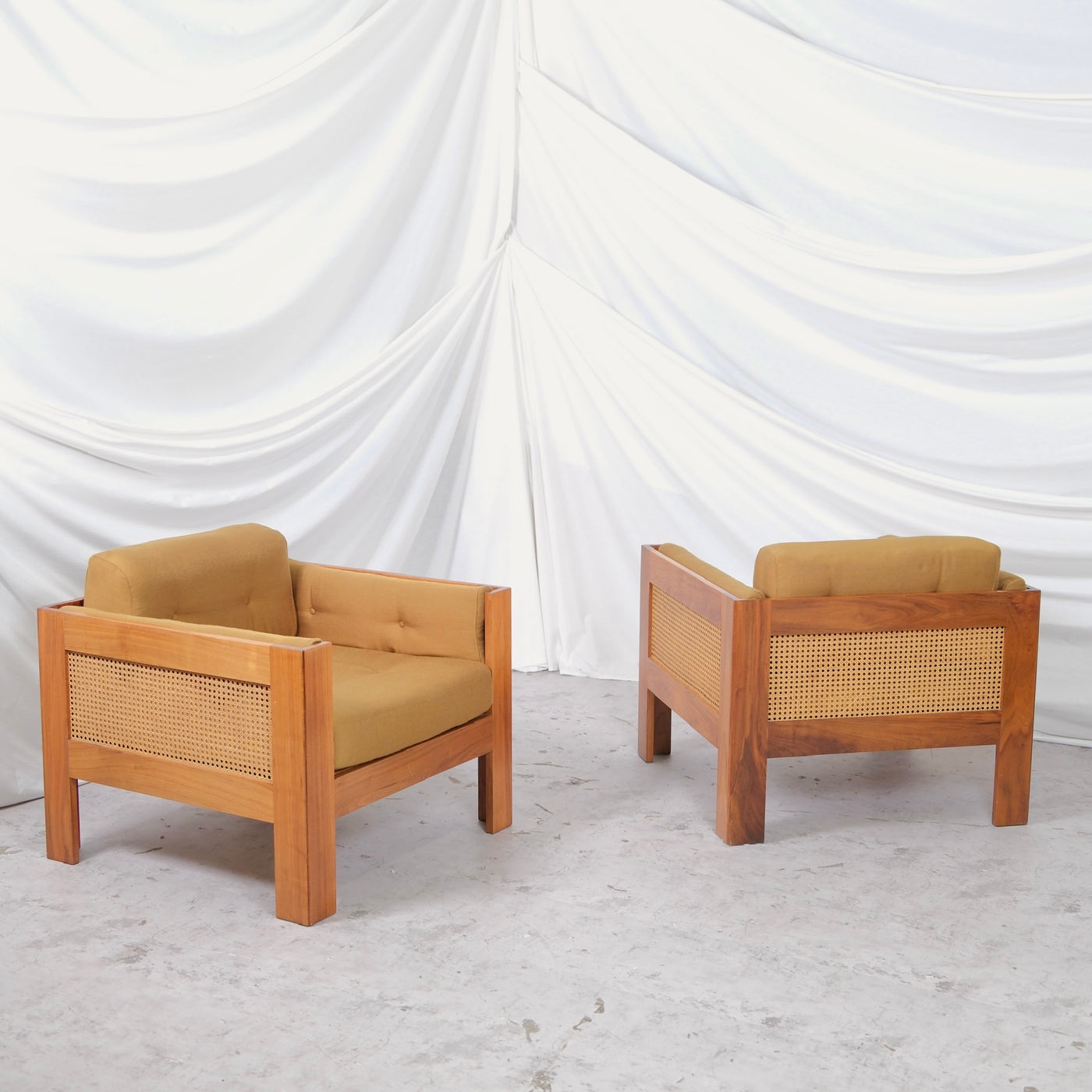 Neliö Chairs for Huonekaluliike Mikko Nupponen by Evaliisa Vasko, 1960s