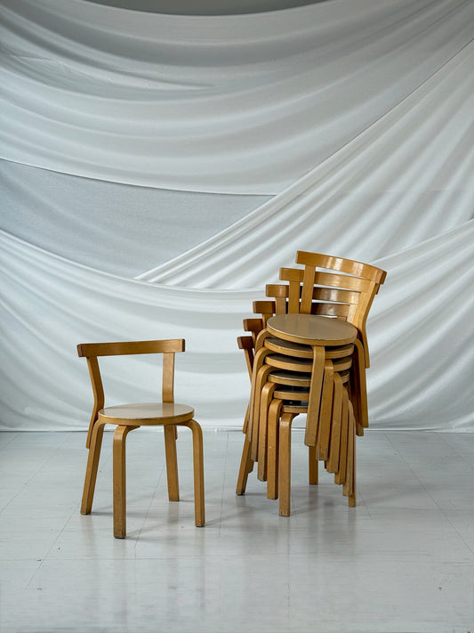 Artek 68 "Latte" Chair by Alvar Aalto