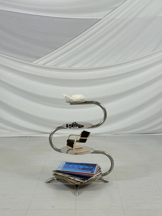 ヴィンテージクロームサイドテーブル