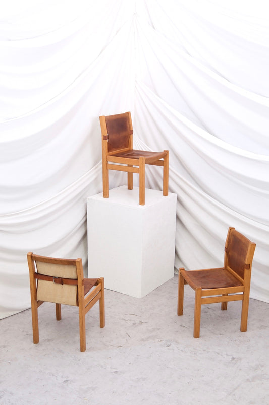 Artek Safari Dining Chairs by Pirkko Stenroos 1950s (3 available)