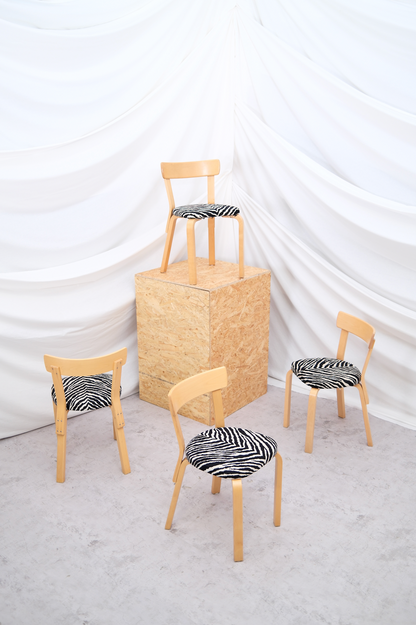 Artek 69 Chair by Alvar Aalto 6 pcs Available