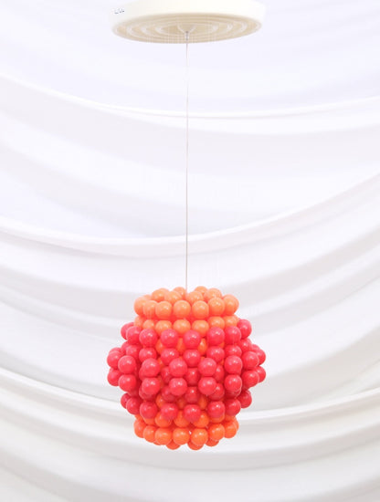 Original vintage Ball Lamp by Verner Panton for Frandsen from the 1970s. Sculptural colorful pendant light with worldwide shipping.