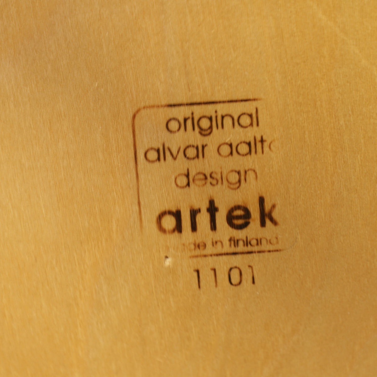 Alvar Aalto Chair 66 for Artek in birch, Artek manufacturer marking