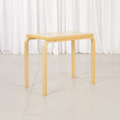 Alvar Aalto birch nesting tables for Artek — view of the table set