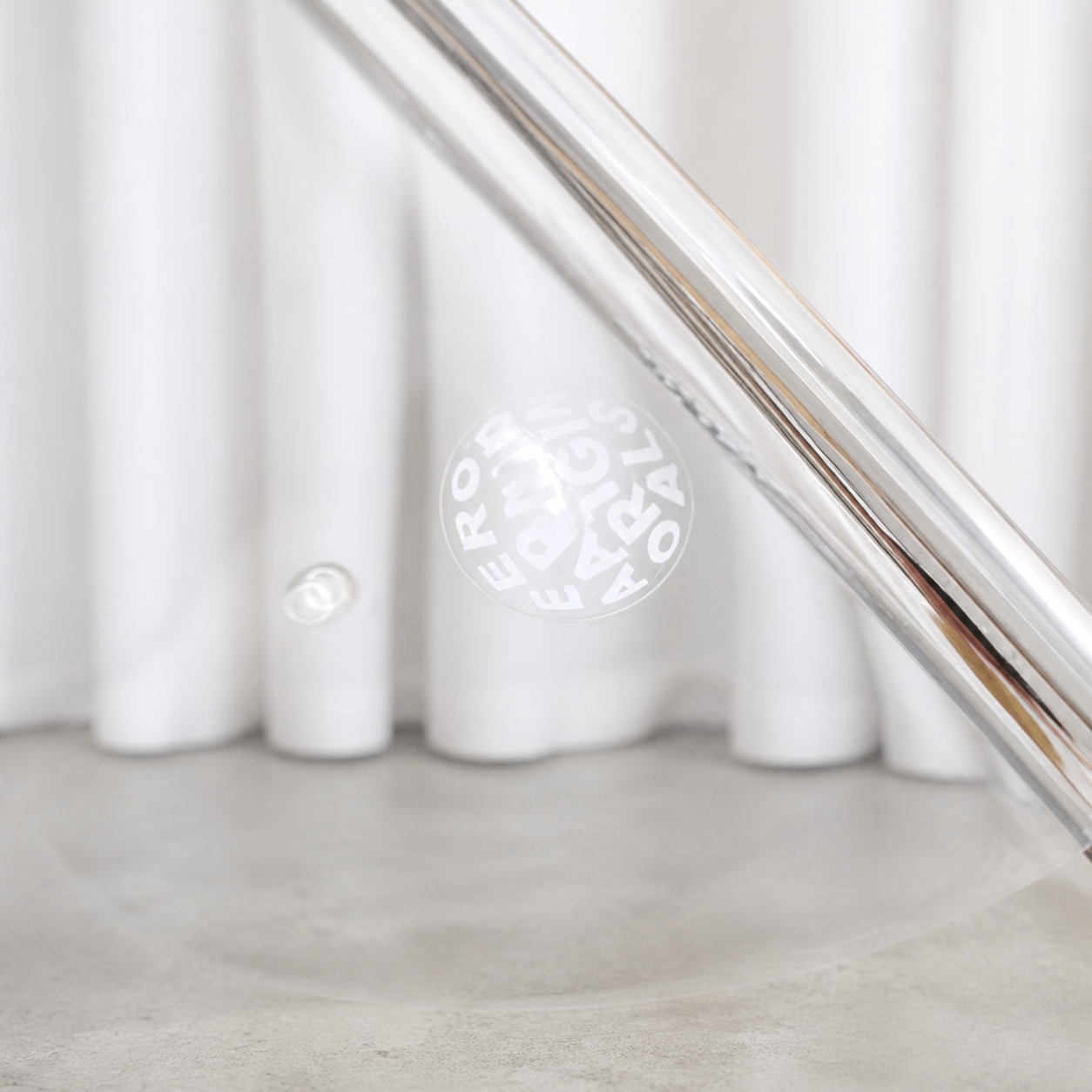 Eero Aarnio Originals maker's mark on clear acrylic shell