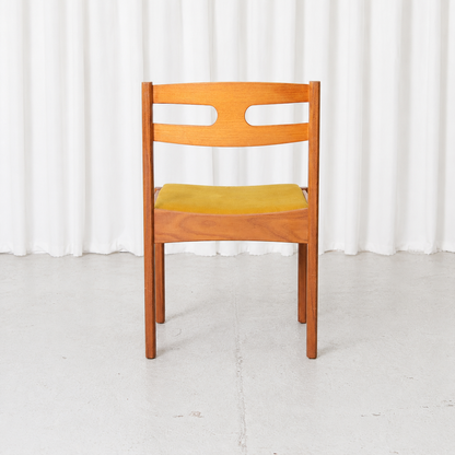 Esko Pajamies Palermo Chair, Yellow Upholstery