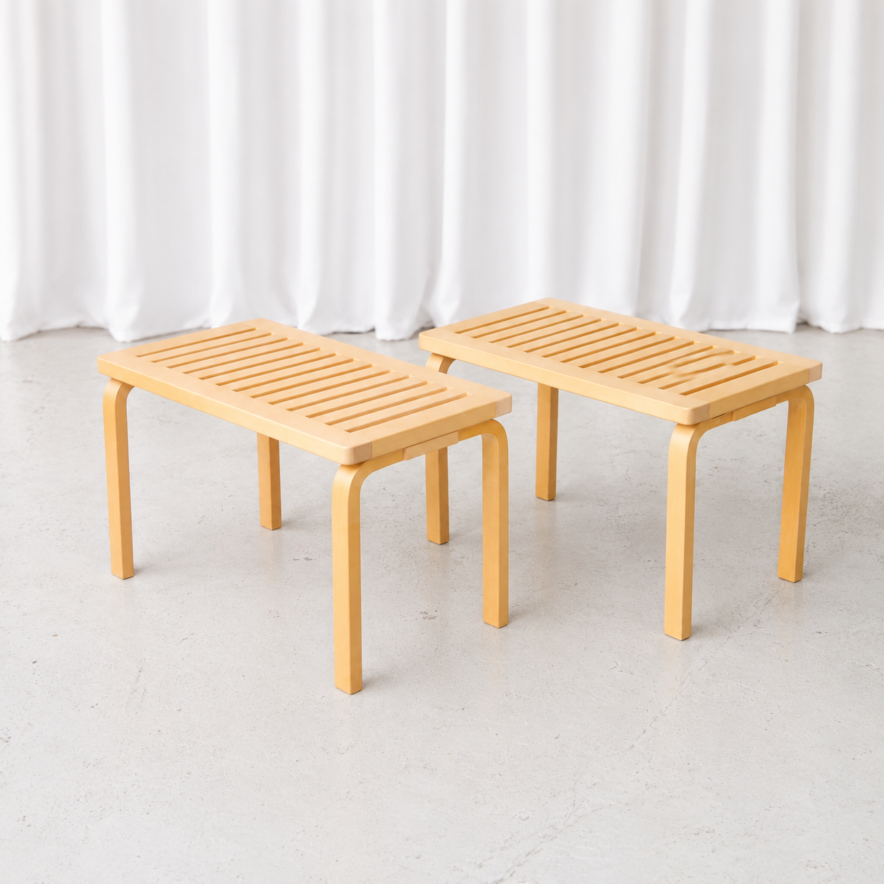 Alvar Aalto Bench 153B for Artek in Birch