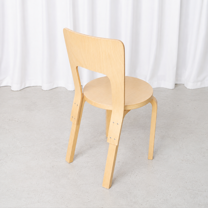 Alvar Aalto Chair 66 in Birch by Artek