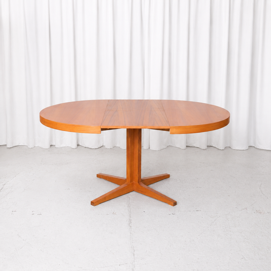 Vintage Teak Extendable Dining Table, 1960s