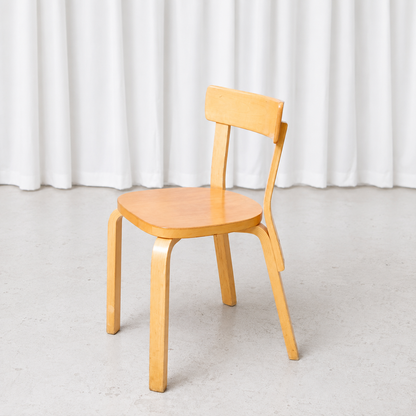 Artek Chair 69 in Birch by Alvar Aalto
