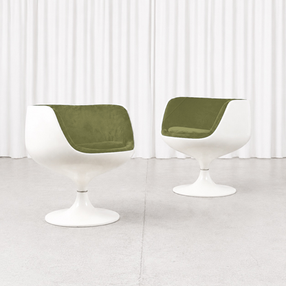 Eero Aarnio Cognac Lounge Chair for Asko with Custom Upholstery