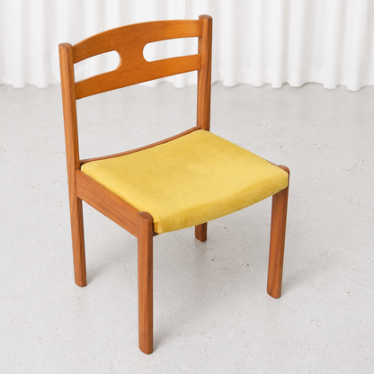 Esko Pajamies Palermo Chair, Yellow Upholstery