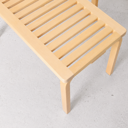 Alvar Aalto Bench 153B for Artek in Birch
