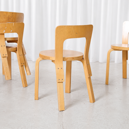 Alvar Aalto N65 Chair for Artek in Birch