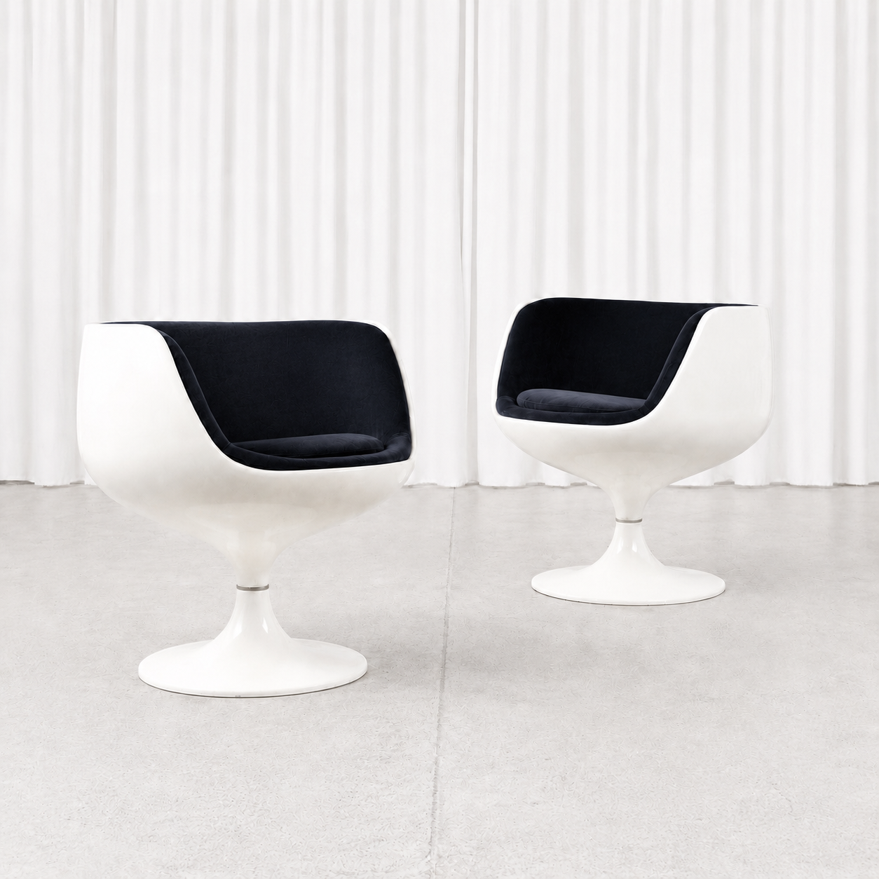 Eero Aarnio Cognac Lounge Chair for Asko with Custom Upholstery