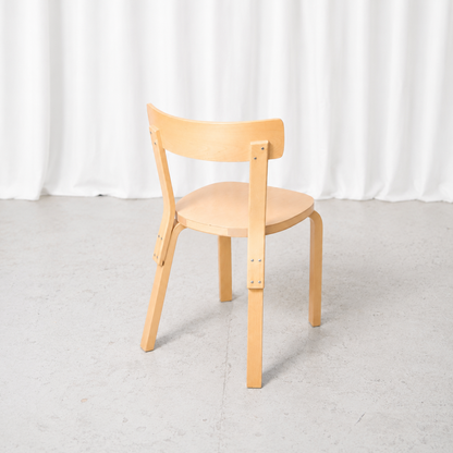 Artek Chair 69 in Birch by Alvar Aalto