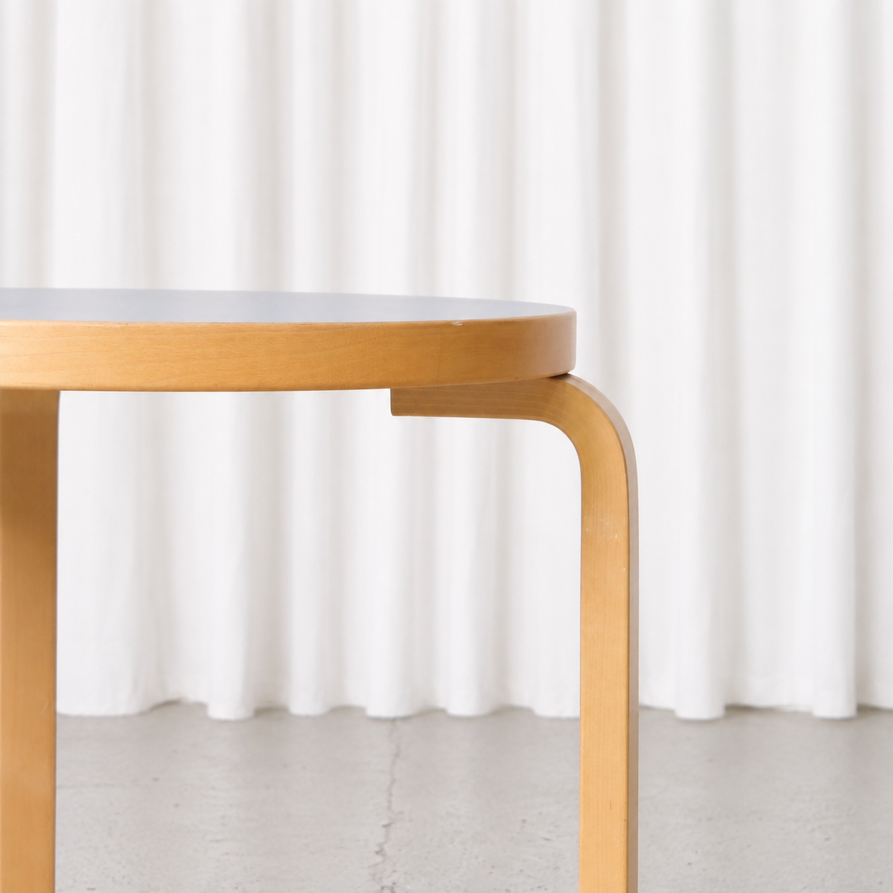 Artek 90C Table Light Blue by Alvar Aalto