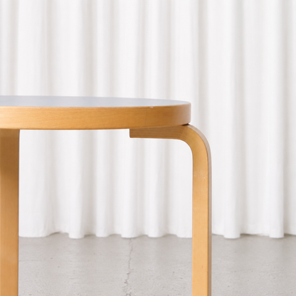 Artek 90C Table Light Blue by Alvar Aalto