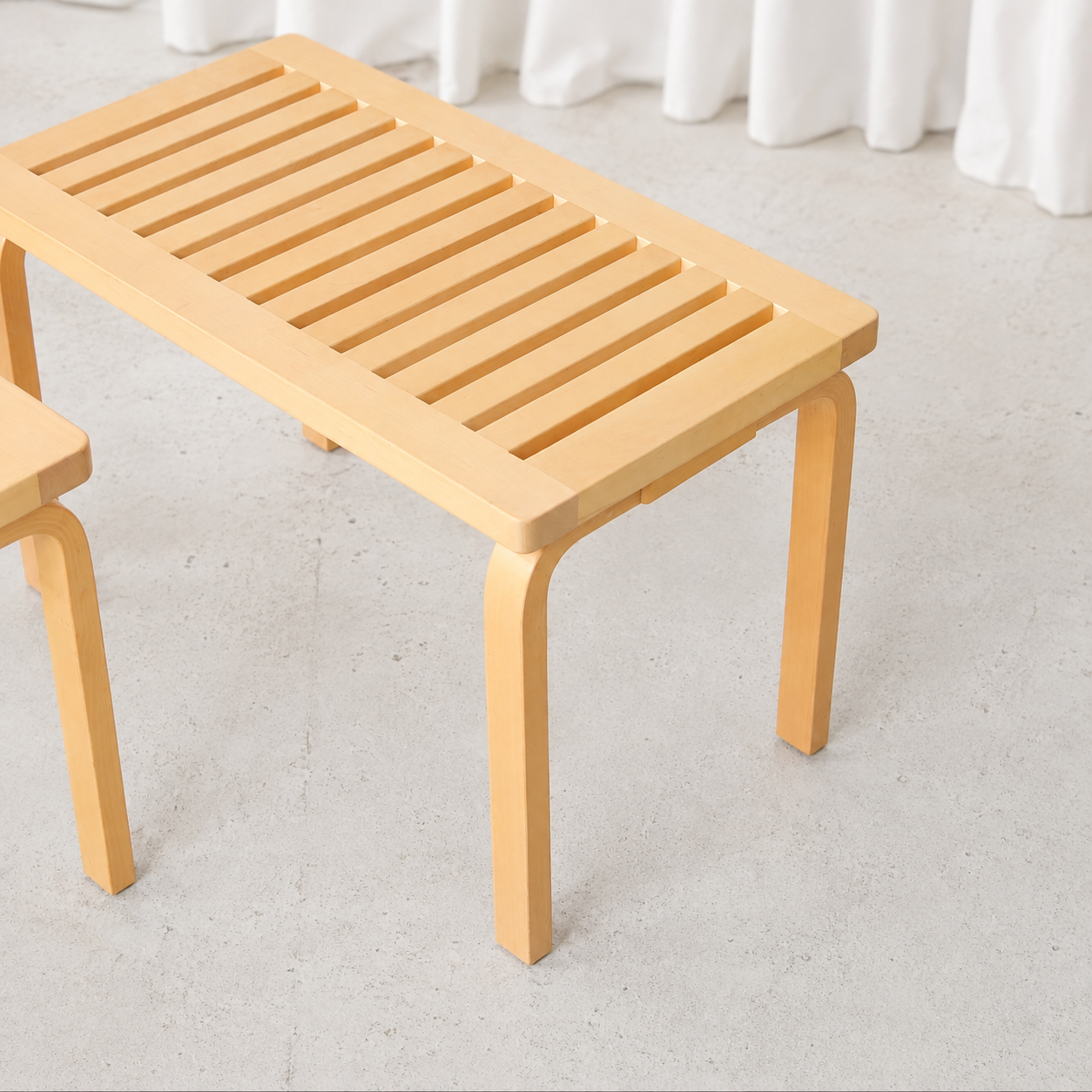 Alvar Aalto Bench 153B for Artek in Birch