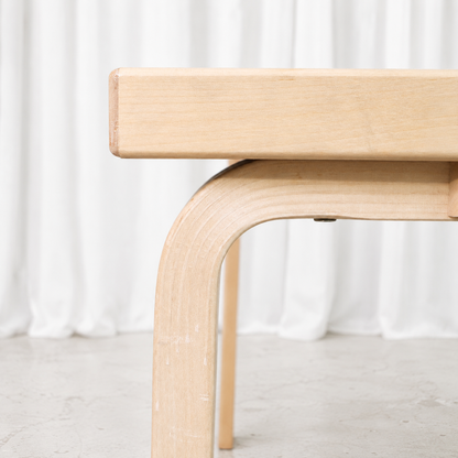 Artek 120x60 Table in White Laminate by Alvar Aalto