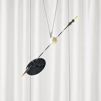 Ingo Maurer ‘Ilo Ilu’ Kinetic Light Sculpture, 1986