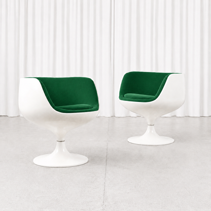 Eero Aarnio Cognac Lounge Chair for Asko with Custom Upholstery