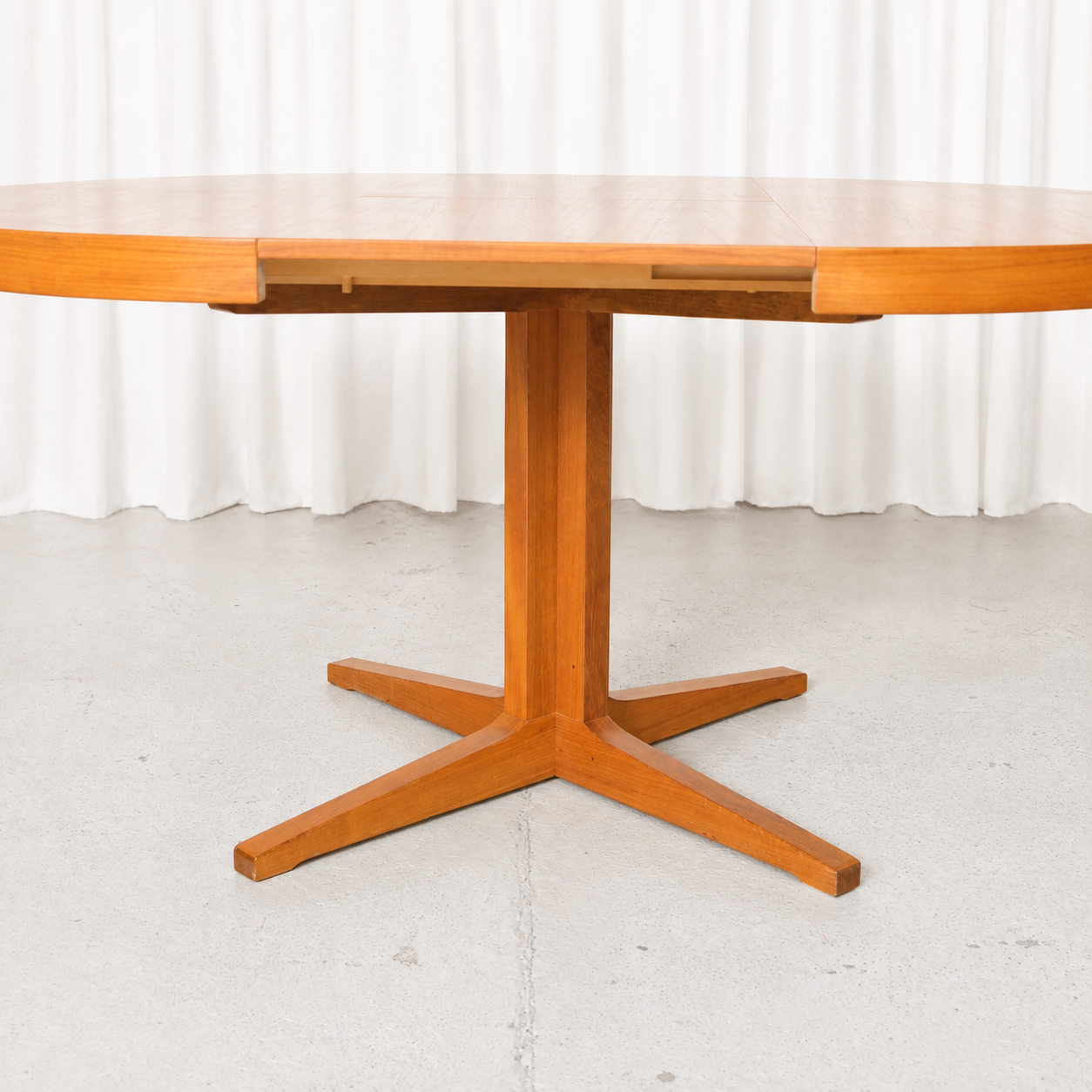 Vintage Teak Extendable Dining Table, 1960s