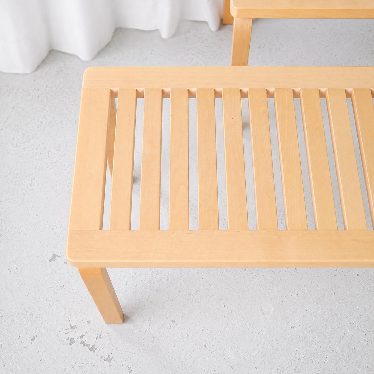 Alvar Aalto Bench 153B for Artek in Birch