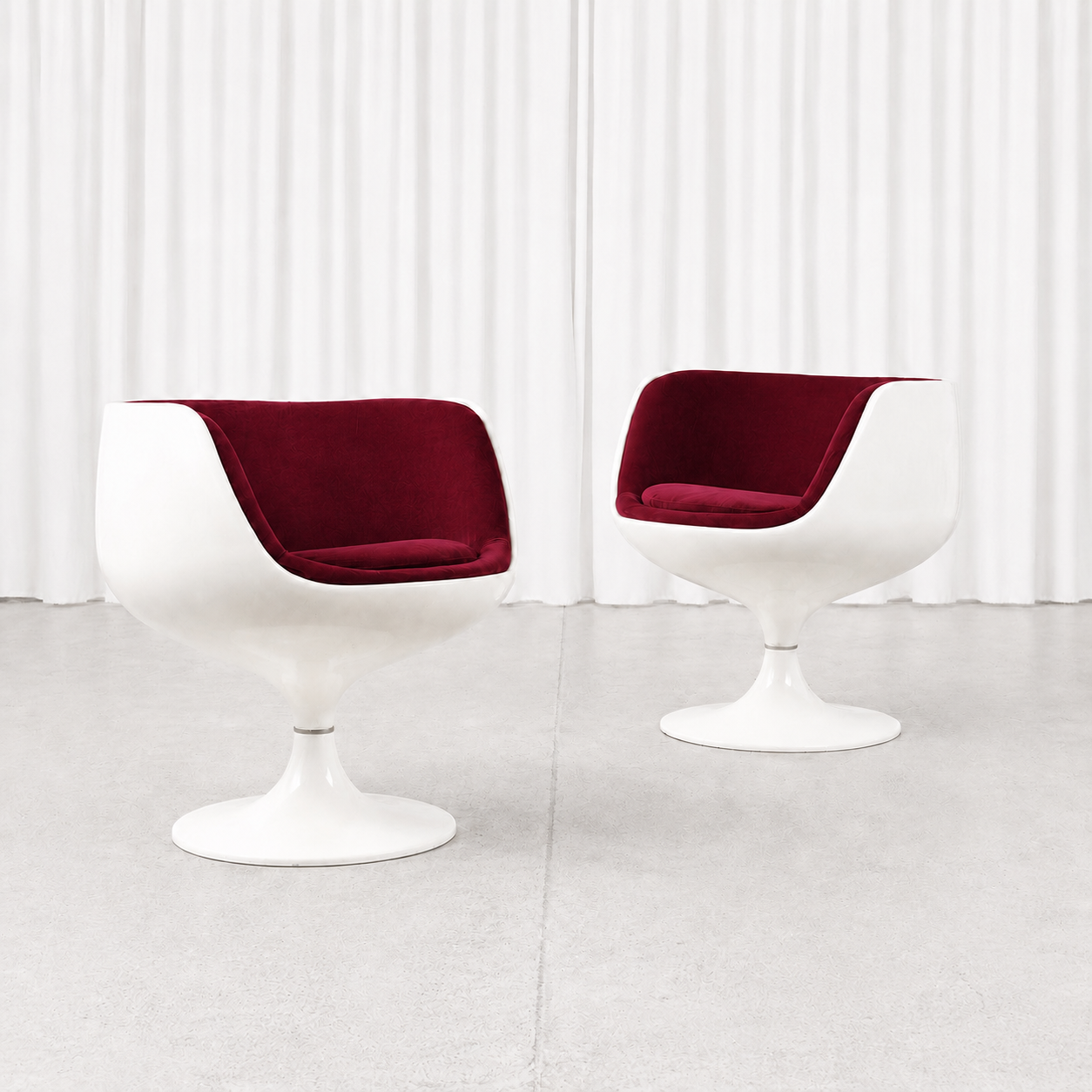Eero Aarnio Cognac Lounge Chair for Asko with Custom Upholstery