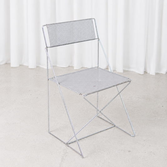 X-Line Chair by Niels Jørgen Haugesen for Hybodan, 1977