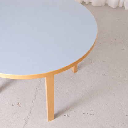 Artek 90A Table Blue Laminate by Alvar Aalto, 2013