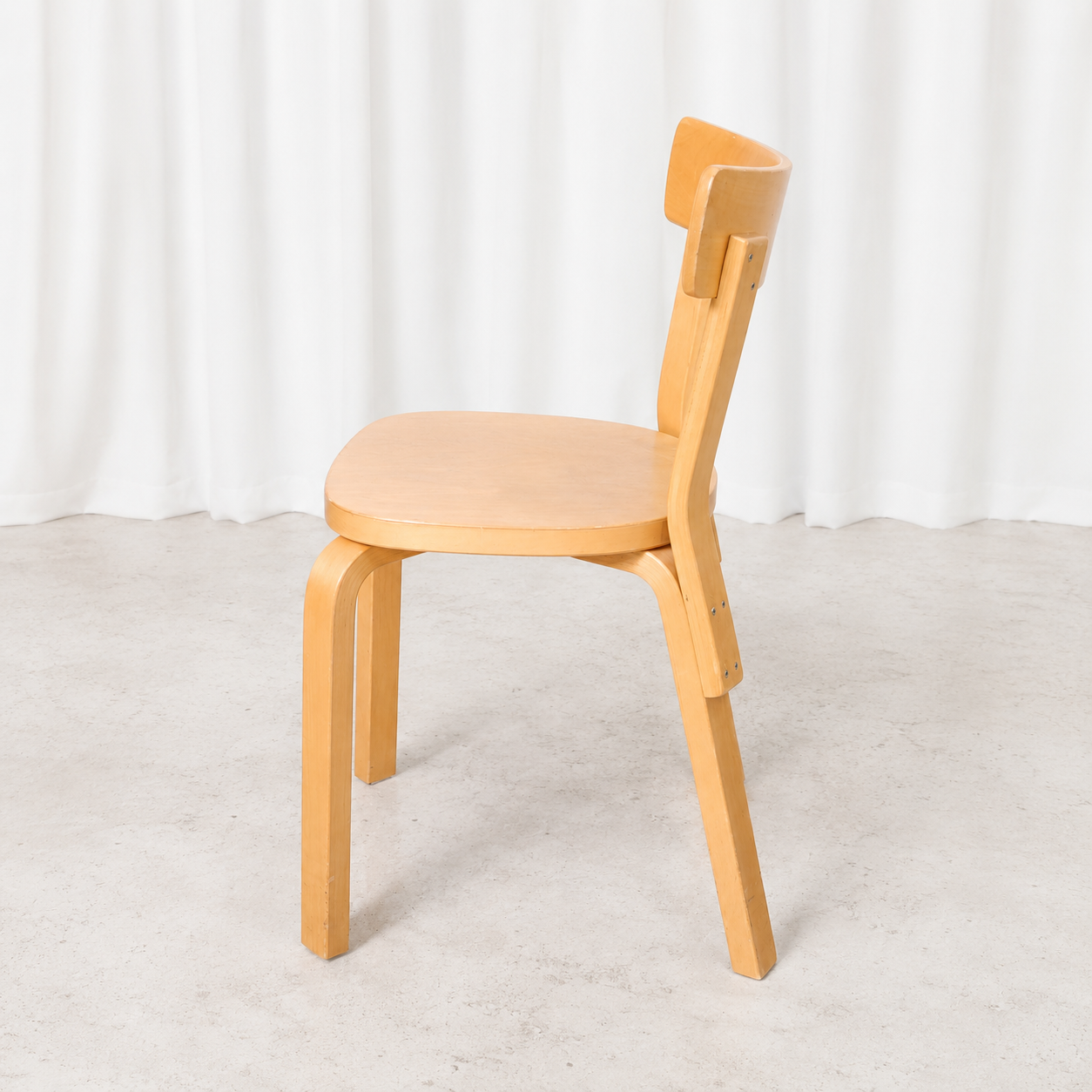 Artek Chair 69 in Birch by Alvar Aalto