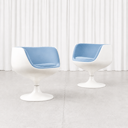Eero Aarnio Cognac Lounge Chair for Asko with Custom Upholstery