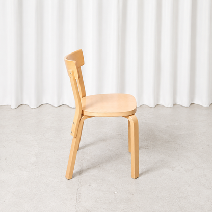 Artek Chair 69 in Birch by Alvar Aalto