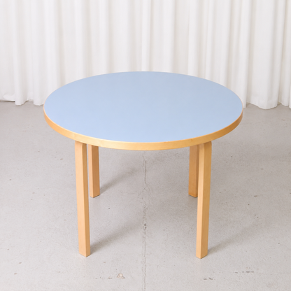 Artek 90A Table Blue Laminate by Alvar Aalto, 2013