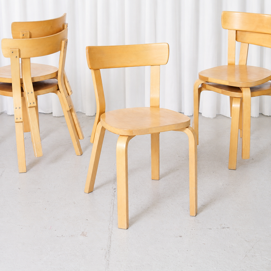 Alvar Aalto Chair 69 for Artek in Birch