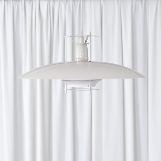 Juha Leiviskä JL2 white pendant light — full view