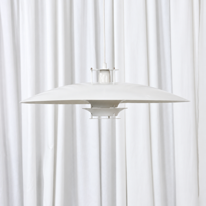 Juha Leiviskä JL341 white pendant light by Valaisinpaja Oy — full view