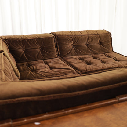 Side and rear wooden frame