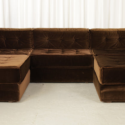 Rear and side of the Vilka modular sofa