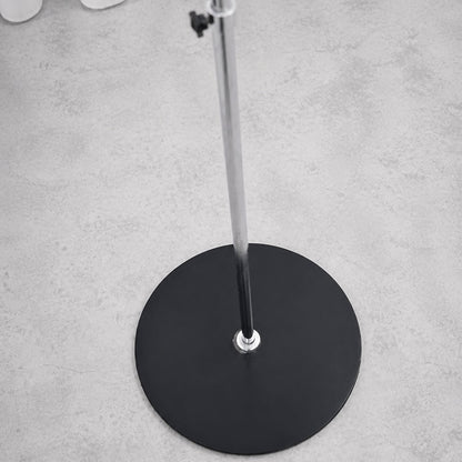Round black metal base of the Haimi 100 G floor lamp